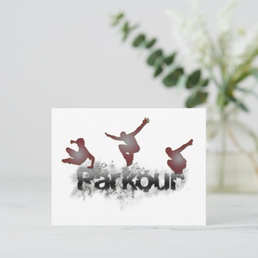 Parkour Briefkaart (Staand voorkant)