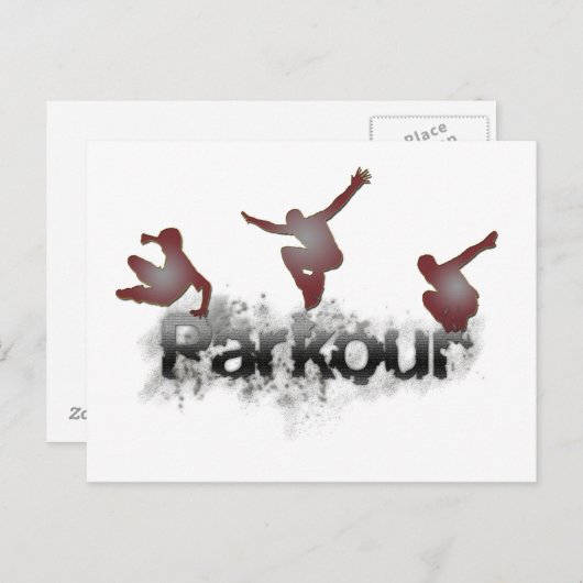 Parkour Briefkaart (Voorkant / Achterkant)