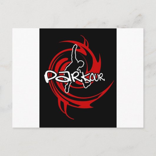 parkour briefkaart (Voorkant)