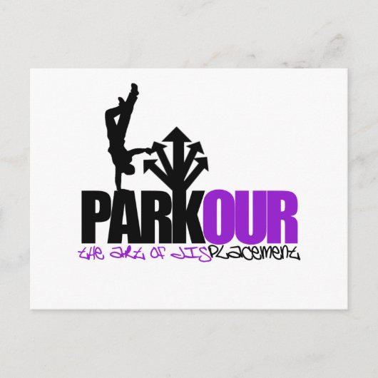 Parkour Briefkaart (Voorkant)
