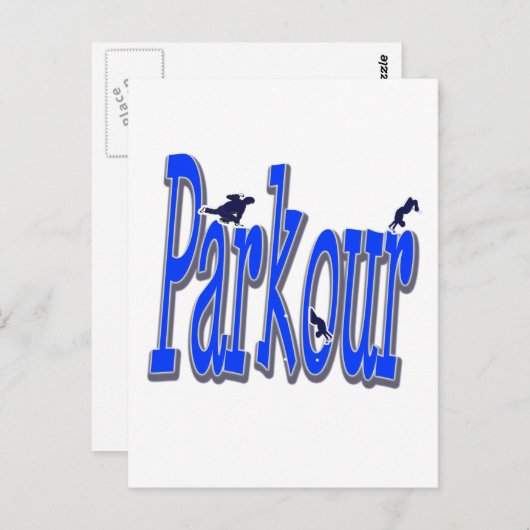 Parkour Briefkaart (Voorkant / Achterkant)