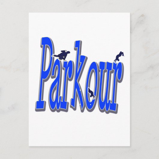 Parkour Briefkaart (Voorkant)