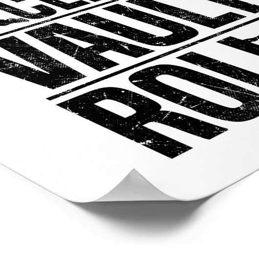 Parkour-cadeaus Poster (Hoek)