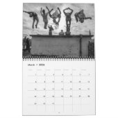 Parkour Calendar B&W Kalender (Mar 2026)