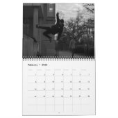 Parkour Calendar B&W Kalender (Feb 2026)