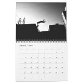 Parkour Calendar B&W Kalender (Jan 2027)