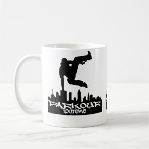 Parkour City Jumper 	 Parkour Free Running T-shirt Koffiemok
