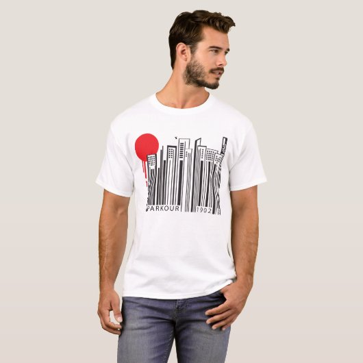 Parkour Code T-shirt (Voorkant volledig)