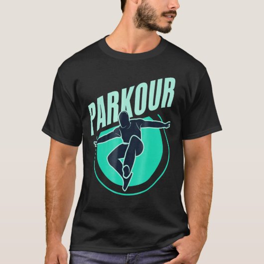  Parkour Cool Parkour Free Running T-shirt (Voorkant)
