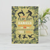 Parkour Dart Pistool Leuk Aim Shoot Camo Verjaarda Kaart (Staand voorkant)