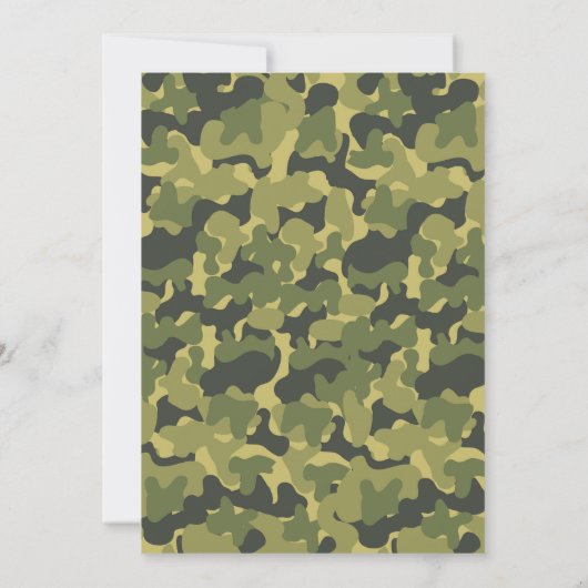 Parkour Dart Pistool Leuk Aim Shoot Camo Verjaarda Kaart (Achterkant)