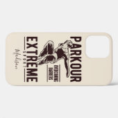 PARKOUR de gevallen van de douanenaam van de telef Case-Mate iPhone Case (Achterkant (horizontaal))