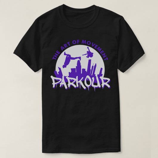 PARKOUR DE KUNST 1 T-SHIRT (Design voorkant)