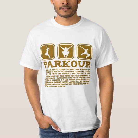 Parkour Definition T-shirt (Voorkant)