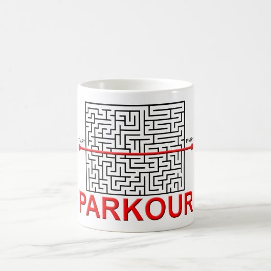 Parkour Doolhof Grappige Mok (Center)