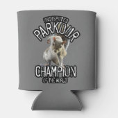 Parkour Eekhoorn - grappig freerunning Blikjeskoeler (Achterkant)