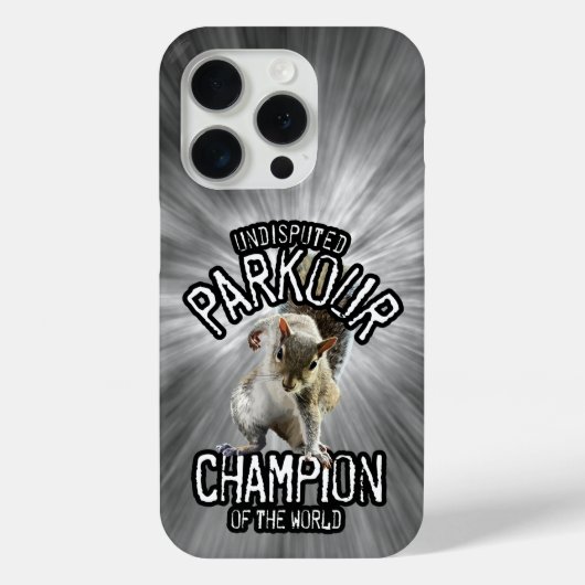 Parkour Eekhoorn - grappig freerunning Case-Mate iPhone Case (Achterkant)