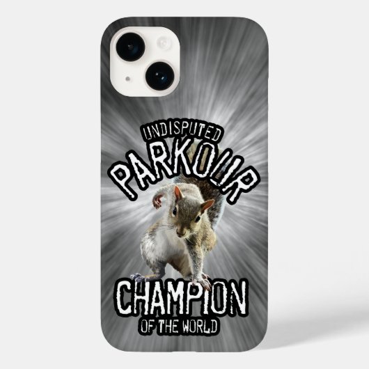 Parkour Eekhoorn - grappig freerunning Case-Mate iPhone Case (Achterkant)