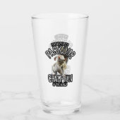 Parkour Eekhoorn - grappig freerunning Glas (Achterkant)