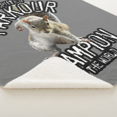 Parkour Eekhoorn - grappig freerunning Sherpa Deken (3/4)