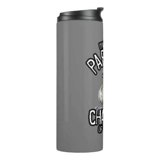 Parkour Eekhoorn - grappig freerunning Thermosbeker (Gedraaid links)