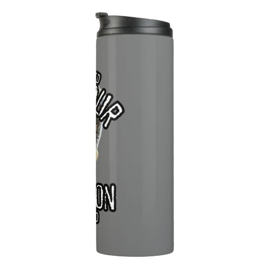 Parkour Eekhoorn - grappig freerunning Thermosbeker (Geroteerd rechts)