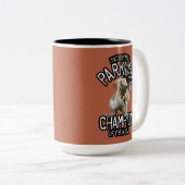 Parkour Eekhoorn - grappig freerunning Tweekleurige Koffiemok (Voorkant rechts)