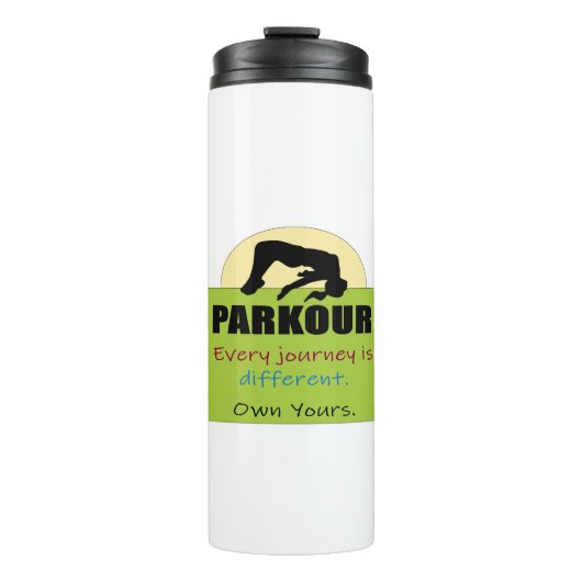 Parkour-Elke reis is anders dan van u Thermosbeker (Voorkant)