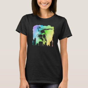 Parkour extreme atleet parkour runner grappige say t-shirt