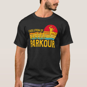 Parkour extreme atleet parkour runner grappige say t-shirt