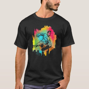 Parkour extreme atleet parkour runner grappige say t-shirt