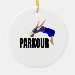 Parkour Extreme Sport Keramisch Ornament