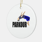 Parkour Extreme Sport Keramisch Ornament (Links)