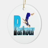 Parkour Extreme Sport Keramisch Ornament (Links)