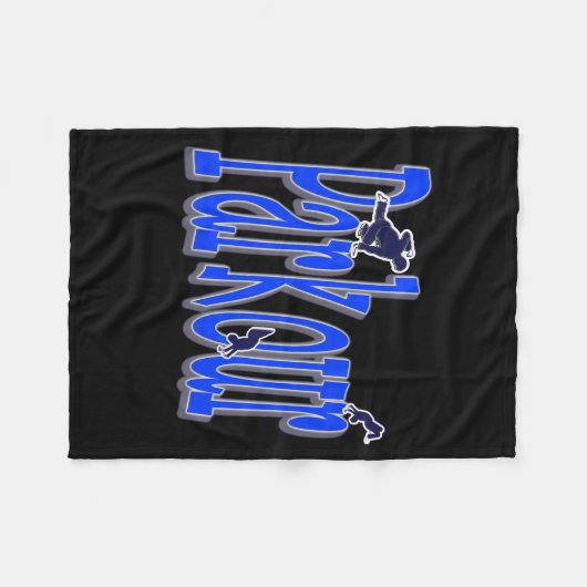 Parkour Fleece Deken (Voorkant (Horizontaal))