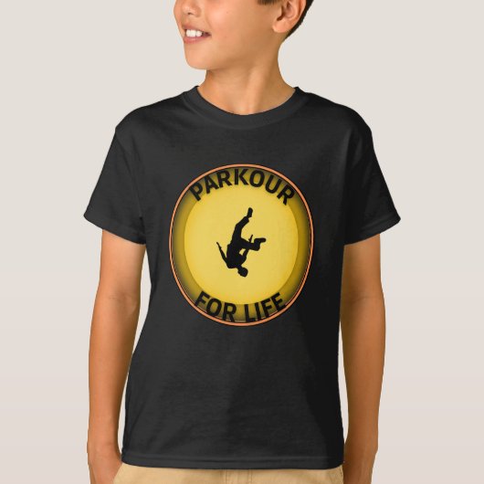 Parkour for life t-shirt (Voorkant)