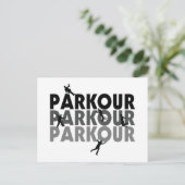 Parkour Free Runing Briefkaart (Staand voorkant)