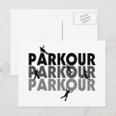 Parkour Free Runing Briefkaart (Voorkant / Achterkant)