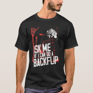Parkour Free Running Traceur Backflip  vragen T-shirt