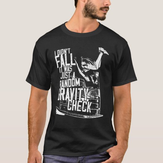 Parkour Free Running Traceur I Didn't Fall It Was T-shirt (Voorkant)