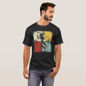 Parkour Free Running Traceur Retro T-shirt (Voorkant volledig)