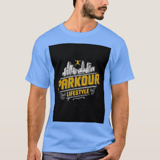 Parkour Freerun Freerunning Rooftop Lifestyle Grap T-shirt