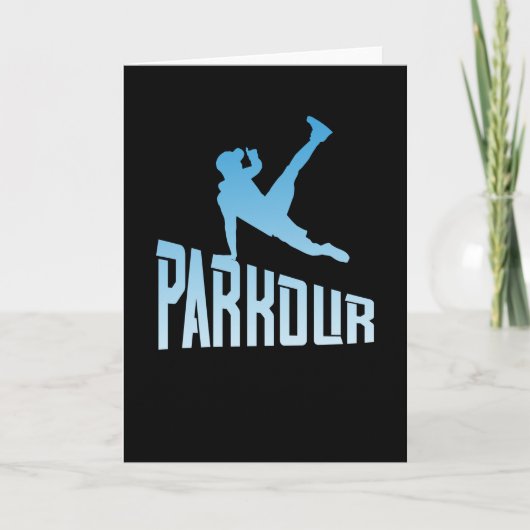 Parkour Freerunner Free Run Athlete Kaart (Voorkant)