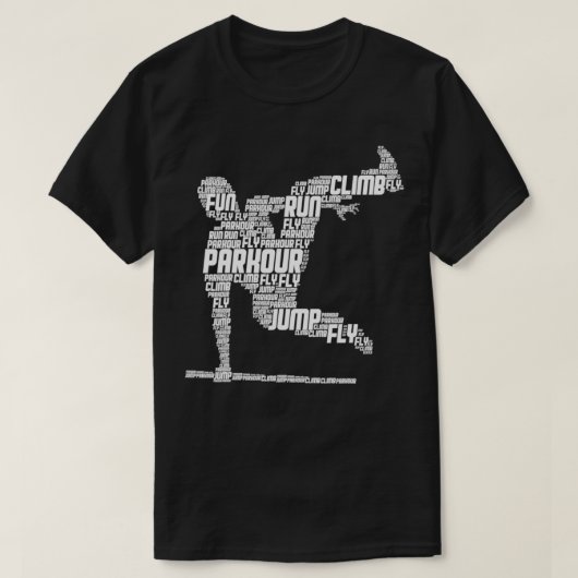 Parkour Freerunner Freerunning Traceur Kinder Mann T-shirt (Design voorkant)