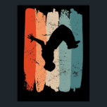 Parkour, freerunner, parkour runner gift poster<br><div class="desc">Treinsport parkour, freerunner, parkour runner gift. Het parkour-ontwerp is een cadeau voor freerunners, parkurrenners, straatlopers, stadsrenners. Parkour is een populaire hobby onder jongeren</div>