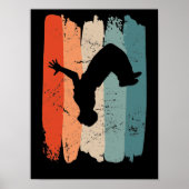 Parkour, freerunner, parkour runner gift poster (Voorkant)