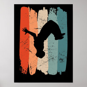 Parkour, freerunner, parkour runner gift poster