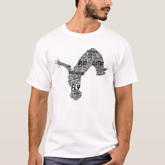 Parkour Freerunner Traceur Freerunning Mannen Boys T-shirt (Voorkant)