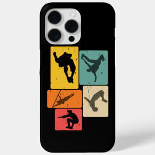 Parkour Freerunner Traceur Retro Freerunning iPhone 15 Pro Max Hoesje