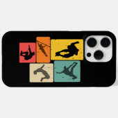 Parkour Freerunner Traceur Retro Freerunning Case-Mate iPhone Case (Achterkant (horizontaal))